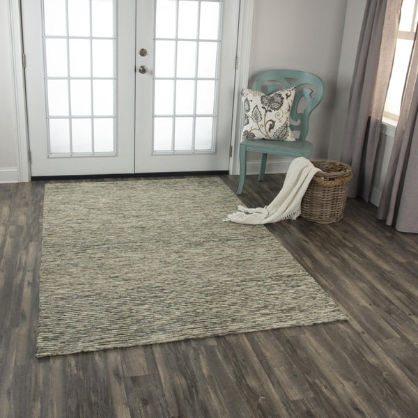 Alora Decor Laine Hand-Tufted Wool Rug With Subtle Gray-Beige Stripes, Soft Space-Dyed Texture, Durable Craftsmanship 8'6" x 11'6" LNELNE10200338611