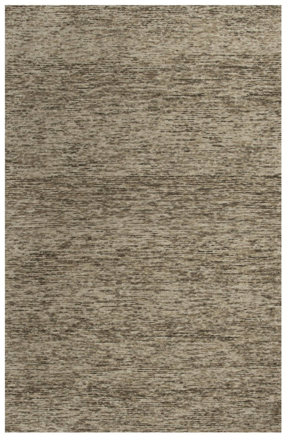 Alora Decor Laine Hand-Tufted Wool Rug In Brown Beige Stripes — Plush 100% Space-Dyed Wool, Casual Comfort, India-Crafted 7'6" x 9'6" LNELNE10300127696