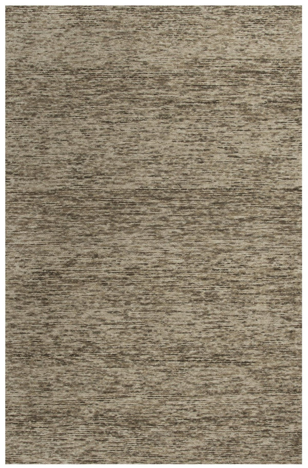 Alora Decor Laine Hand-Tufted Wool Rug In Brown Beige Stripes — Plush 100% Space-Dyed Wool, Casual Comfort, India-Crafted 7'6" x 9'6" LNELNE10300127696