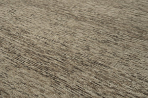 Alora Decor Laine Hand-Tufted Wool Rug In Brown Beige Stripes — Plush 100% Space-Dyed Wool, Casual Comfort, India-Crafted 7'6" x 9'6" LNELNE10300127696
