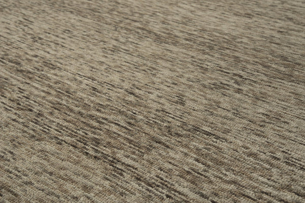 Alora Decor Laine Hand-Tufted Wool Rug In Brown Beige Stripes — Plush 100% Space-Dyed Wool, Casual Comfort, India-Crafted 7'6" x 9'6" LNELNE10300127696