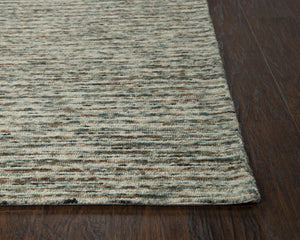 Alora Decor Laine Hand-Tufted 100% Space-Dyed Wool Rug With Neutral Striped Palette For Durable Casual Comfort 8'6" x 11'6" LNELNE10400548611