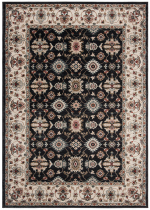 Safavieh Lyndhurst Timeless Traditional Area Rug - Elegant Floral Motifs For Home Décor Enhancement Navy ,Creme Polypropylene Pile Lnh332p-210