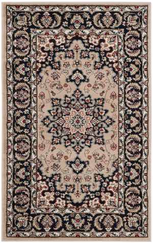 Safavieh Lyndhurst Traditional Turkish Runner Rug - Elegant Design, Durable Construction, Timeless Style For Home Cream ,Anthracite Polypropylene Pile Lnh336k-210