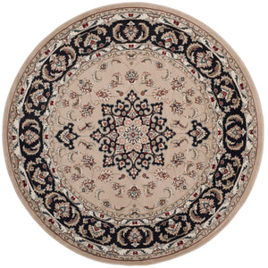Safavieh Lyndhurst Traditional Turkish Runner Rug - Elegant Design, Durable Construction, Timeless Style For Home Cream ,Anthracite Polypropylene Pile Lnh336k-210