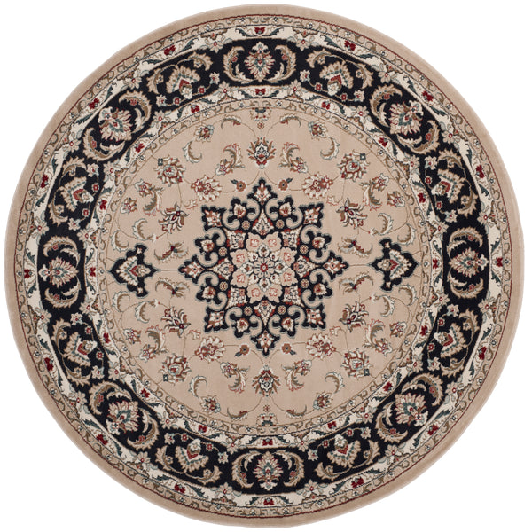 Safavieh Lyndhurst Traditional Turkish Runner Rug - Elegant Design, Durable Construction, Timeless Style For Home Cream ,Anthracite Polypropylene Pile Lnh336k-210
