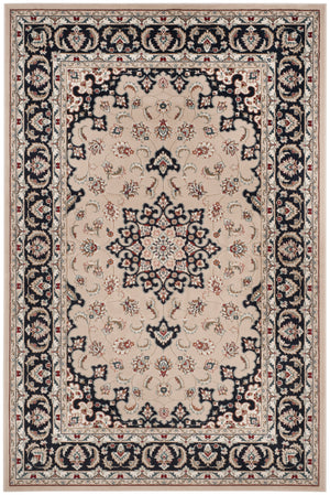 Safavieh Lyndhurst Traditional Turkish Runner Rug - Elegant Design, Durable Construction, Timeless Style For Home Cream ,Anthracite Polypropylene Pile Lnh336k-210