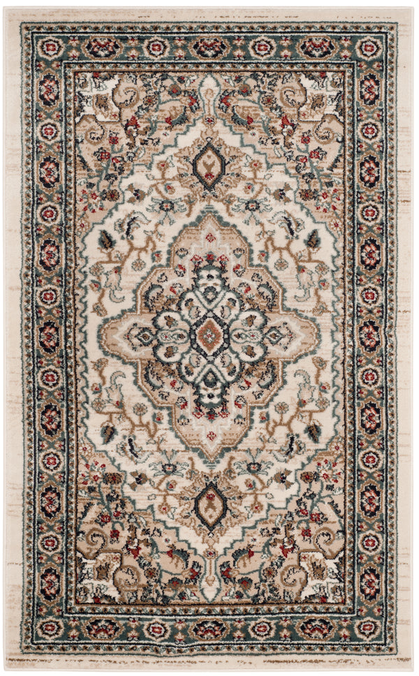 Safavieh Lyndhurst Traditional Turkish Area Rug - Timeless Elegance For Luxurious Living Spaces In Cream Beige Cream ,Beige Polypropylene Pile Lnh338b-1115