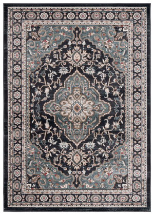 Safavieh Lyndhurst Traditional Turkish Area Rug - Timeless Elegance For Luxurious Living Spaces In Cream Beige Anthracite ,Teal Polypropylene Pile Lnh338c-10