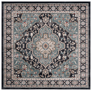 Safavieh Lyndhurst Traditional Turkish Area Rug - Timeless Elegance For Luxurious Living Spaces In Cream Beige Anthracite ,Teal Polypropylene Pile Lnh338c-10