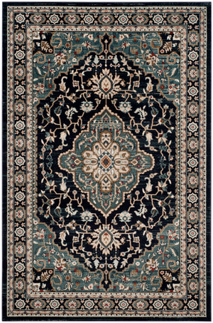 Safavieh Lyndhurst Traditional Turkish Area Rug - Timeless Elegance For Luxurious Living Spaces In Cream Beige Anthracite ,Teal Polypropylene Pile Lnh338c-10