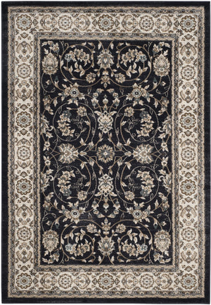 Safavieh Lyndhurst Anthracite Cream Runner Rug — Turkish Power-Loomed Hallway Rug, Low-Profile Durable 2'-3" x 10'-0" LNH340D-210
