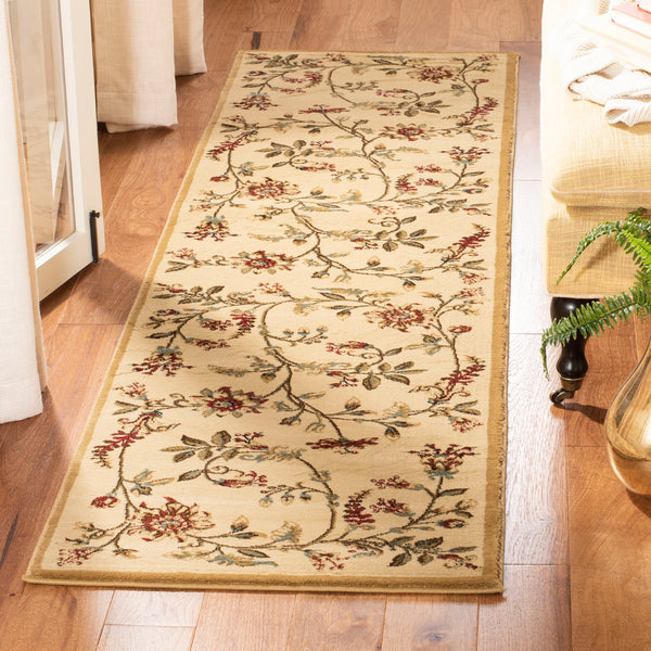 Safavieh Lyndhurst Exquisite Floral Area Rug – Luxurious Comfort, Durable Design, Perfect For Any Decor Ivory ,Multi Polypropylene Lnh552-1291-10