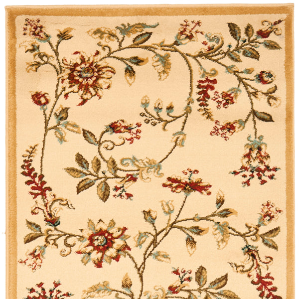 Safavieh Lyndhurst Exquisite Floral Area Rug – Luxurious Comfort, Durable Design, Perfect For Any Decor Ivory ,Multi Polypropylene Lnh552-1291-10