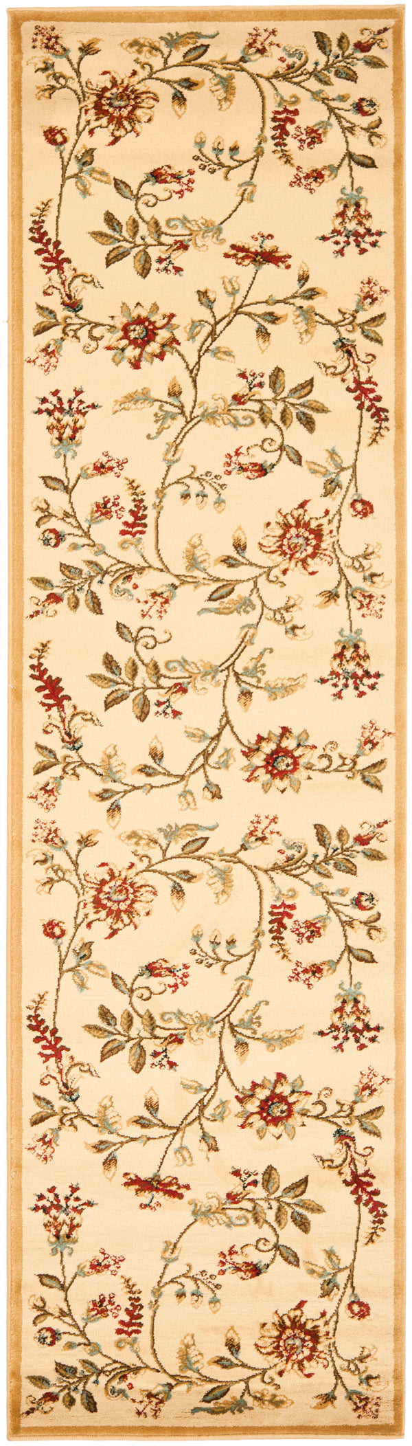 Safavieh Lyndhurst Exquisite Floral Area Rug – Luxurious Comfort, Durable Design, Perfect For Any Decor Ivory ,Multi Polypropylene Lnh552-1291-10