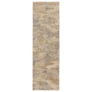 Jaipur Living Kevin O'brien Cumulus Abstract Cloud Motif Polyester Viscose Blend Living Room Rug 2'6"X8' RUG151120