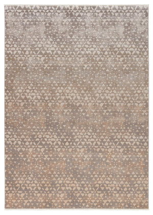 Jaipur Living Kevin O'brien Jaipur Living Sierra Geometric Neutral Polyester Viscose Large Area Rug Taupe 9'6"X12'6" RUG151126