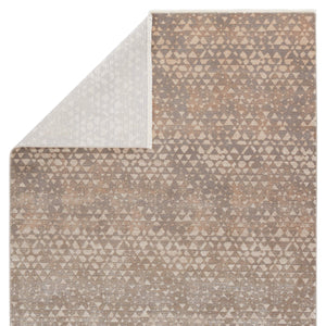 Jaipur Living Kevin O'brien Jaipur Living Sierra Geometric Neutral Polyester Viscose Large Area Rug Taupe 9'6"X12'6" RUG151126