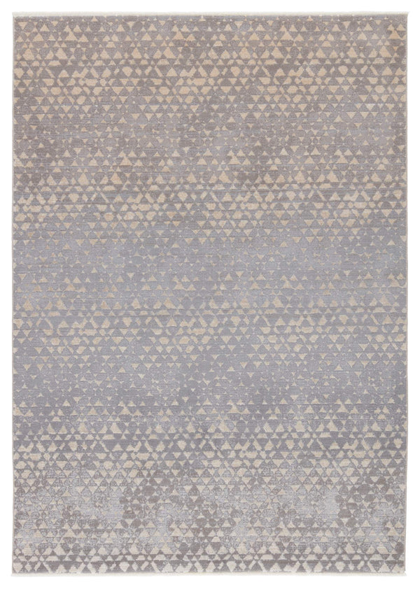 Jaipur Living Kevin O'brien Jaipur Living Sierra Geometric Neutral Polyester Viscose Large Area Rug Gray 9'6"X12'6" RUG151131