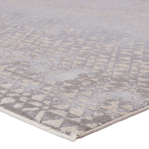 Jaipur Living Kevin O'brien Jaipur Living Sierra Geometric Neutral Polyester Viscose Large Area Rug Gray 2'6"X8' RUG151130