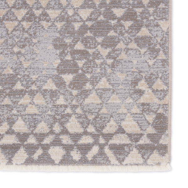 Jaipur Living Kevin O'brien Jaipur Living Sierra Geometric Neutral Polyester Viscose Large Area Rug Gray 2'6"X8' RUG151130