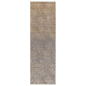 Jaipur Living Kevin O'brien Jaipur Living Sierra Geometric Neutral Polyester Viscose Large Area Rug Gray 2'6"X8' RUG151130