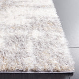 Safavieh Lindsay Shag 552 Power Loomed Shag & Flokati Rug Grey / Ivory Beige 5'-3" x 7'-6"