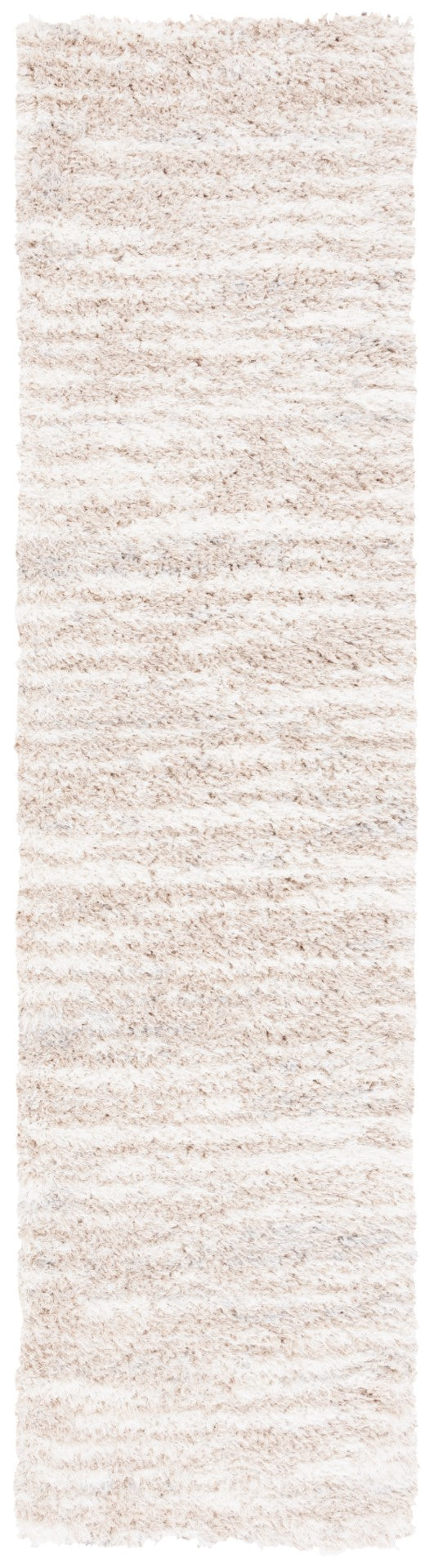 Safavieh Lindsay Shag 554 Power Loomed Shag & Flokati Rug Beige / Ivory 2'-2" x 8'