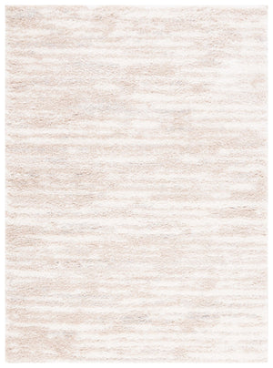 Safavieh Lindsay Shag 554 Power Loomed Shag & Flokati Rug Beige / Ivory 5'-3" x 7'-6"