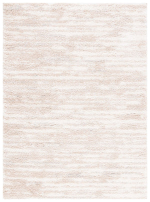 Safavieh Lindsay Shag 554 Power Loomed Shag & Flokati Rug Beige / Ivory 9' x 12'