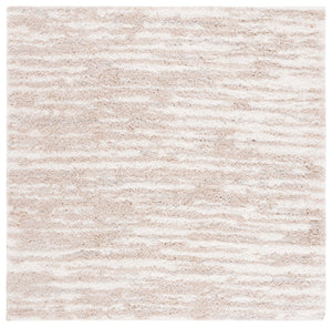 Safavieh Lindsay Shag 554 Power Loomed Shag & Flokati Rug Beige / Ivory 9' x 12'