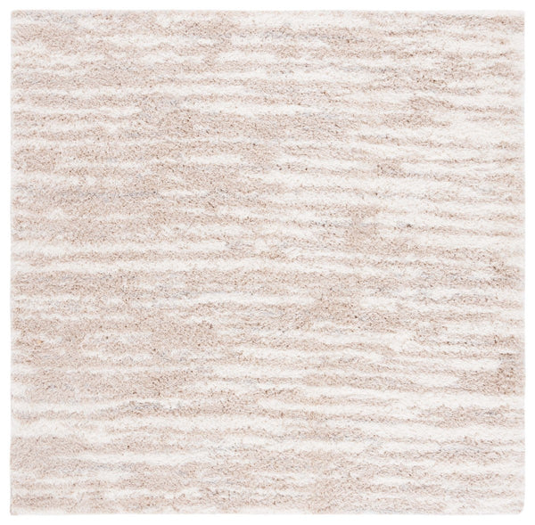 Safavieh Lindsay Shag 554 Power Loomed Shag & Flokati Rug Beige / Ivory 9' x 12'