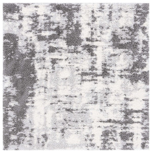 Safavieh Lindsay Shag 558 Power Loomed Shag & Flokati Rug Dark Grey / Grey 9' x 12'