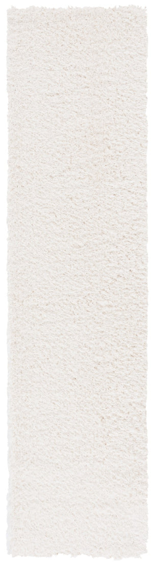 Safavieh Lindsay Shag 560 Power Loomed Shag & Flokati Rug Ivory 2'-2" x 8'