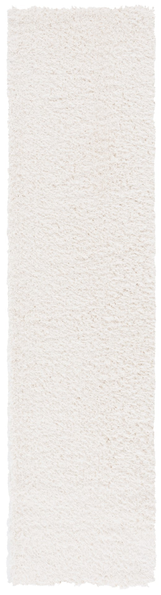 Safavieh Lindsay Shag 560 Power Loomed Shag & Flokati Rug Ivory 2'-2" x 8'