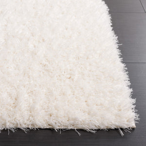Safavieh Lindsay Shag 560 Power Loomed Shag & Flokati Rug Ivory 9' x 12'
