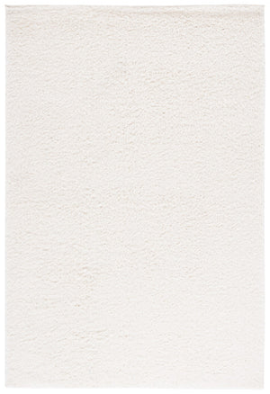 Safavieh Lindsay Shag 560 Power Loomed Shag & Flokati Rug Ivory 5'-3" x 7'-6"