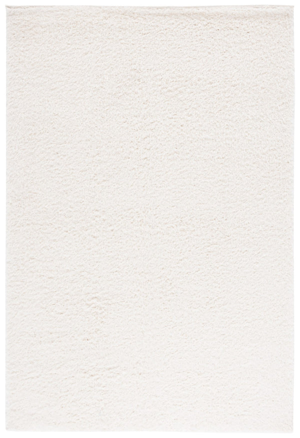 Safavieh Lindsay Shag 560 Power Loomed Shag & Flokati Rug Ivory 5'-3" x 7'-6"