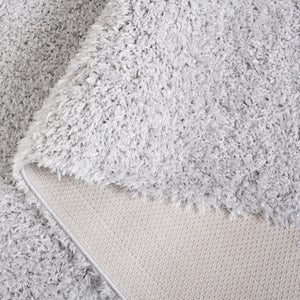 Safavieh Lindsay Shag 560 LNS560 Power Loomed Shag & Flokati Rug Grey LNS560F-7SQ