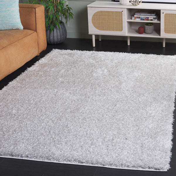 Safavieh Lindsay Shag 560 LNS560 Power Loomed Shag & Flokati Rug Grey LNS560F-7SQ