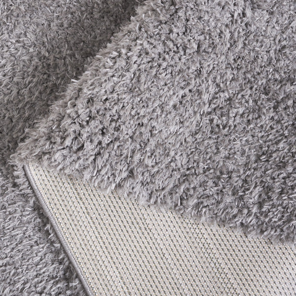 Safavieh Lindsay Shag 560 LNS560 Power Loomed Shag & Flokati Rug Dark Grey LNS560G-7SQ