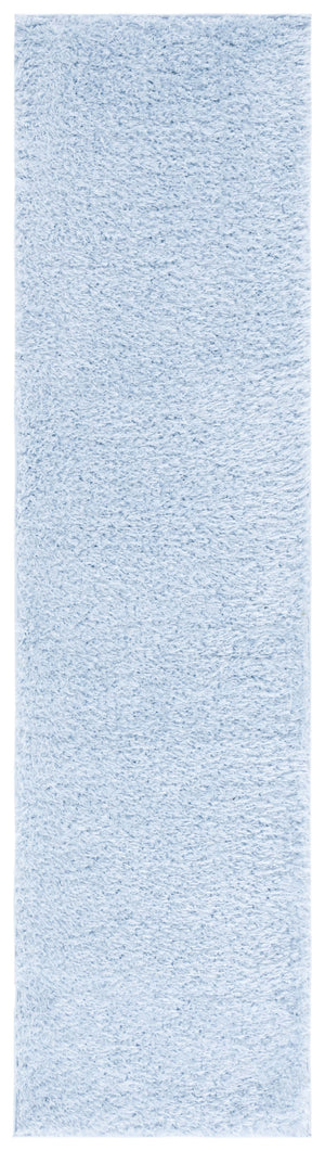 Safavieh Lindsay Plush Aqua Shag Runner — Power-Loomed Turkish Craft, 1 7/8" Pile For Soft Comfort & Style 2'-2" x 7'-0" LNS560J-27