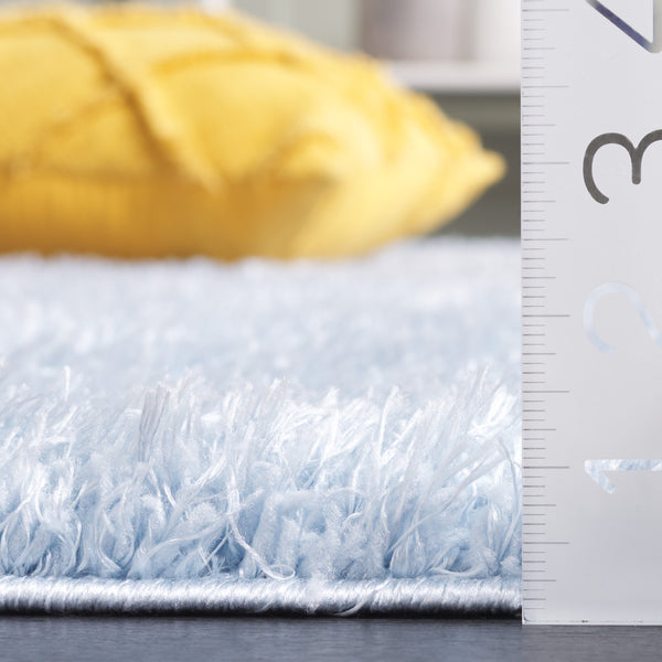 Safavieh Lindsay Shag 560 LNS560 Power Loomed Shag & Flokati Rug Aqua LNS560J-5