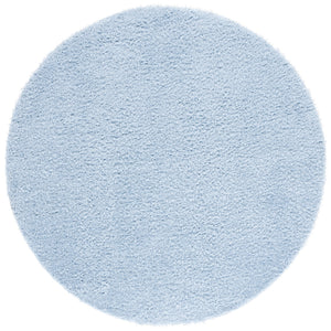 Safavieh Lindsay Plush Aqua Shag Runner — Power-Loomed Turkish Craft, 1 7/8" Pile For Soft Comfort & Style 2'-2" x 7'-0" LNS560J-27