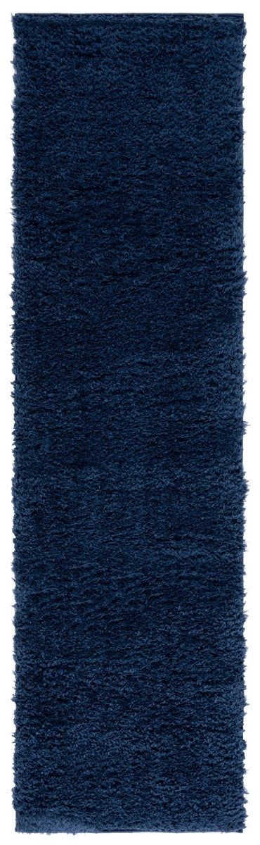 Safavieh Lindsay Shag 560 LNS560 Power Loomed Shag & Flokati Rug Navy LNS560N-7SQ