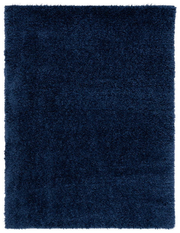 Safavieh Lindsay Shag 560 LNS560 Power Loomed Shag & Flokati Rug Navy LNS560N-7SQ