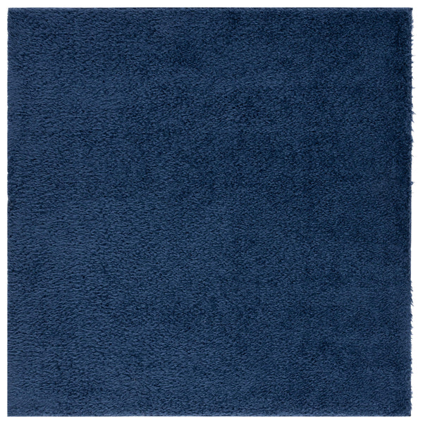Safavieh Lindsay Shag Area Rug - Plush, Durable, And Stylish For Any Space - Turkish Craftsmanship And Elegance Navy Polyester Lns560n-6