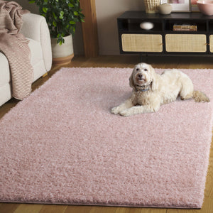 Safavieh Lindsay Plush Pink Shag Rug — Turkish Power-Loomed, Deep 1.875" Pile For Cozy, Durable Comfort 3'-0" x 5'-0" LNS560U-3