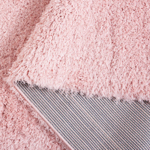 Safavieh Lindsay Shag 560 LNS560 Power Loomed Shag & Flokati Rug Pink LNS560U-7SQ