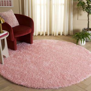 Safavieh Lindsay Plush Pink Shag Rug — Turkish Power-Loomed, Deep 1.875" Pile For Cozy, Durable Comfort 3'-0" x 5'-0" LNS560U-3